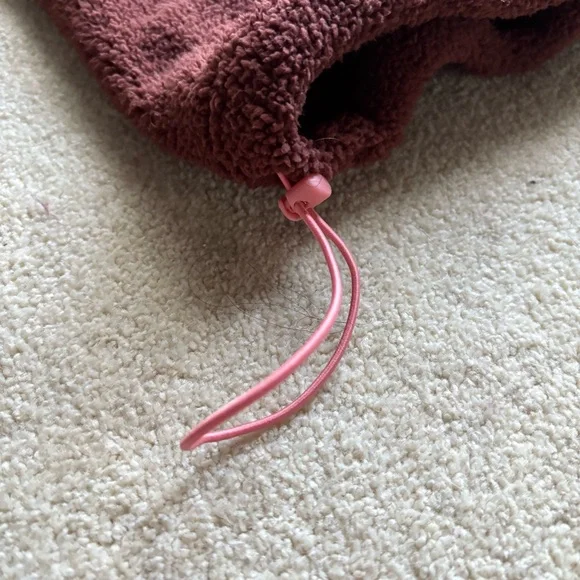 Aerie Brown and Tan Teddy Jacket with Cozy Fleece Size L - Picture 5 of 10